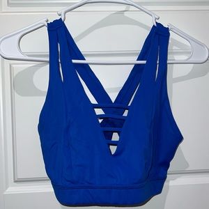 Born Primitive blue sports bra